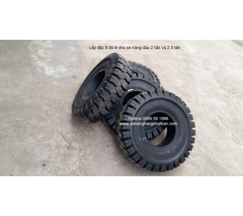 Lốp Đặc 6.00-9 Hãng DUNLOP - Thái Lan