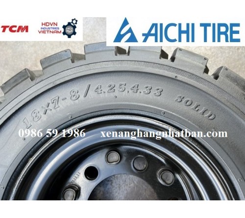 Lốp xe nâng 18x7-8 Aichi Nhật Bản - Lốp xe nâng điện