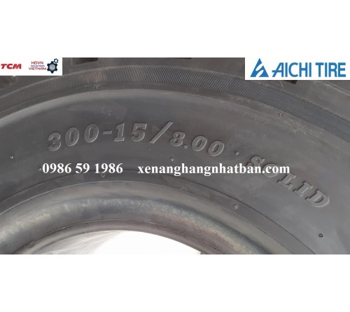 Lốp xe nâng 3.00-15 Aichi Nhật Bản