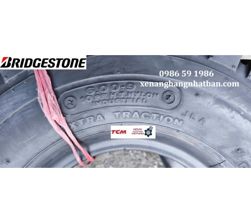 Lốp hơi 600-9 10PR JLA Bridgestone Nhật Bản