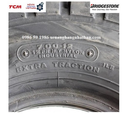 Lốp hơi 700-12 12PR JLE Bridgestone BST 