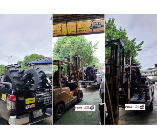 Lốp xúc lật 16.9-24 Deestone D314 12PR 149A8 - Lốp xe xúc lật Komatsu WA100