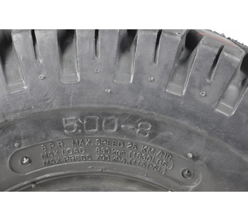 Lốp Deestone 5.00-8 - Lốp Hơi 500-8 - Lốp Hơi Xe Nâng 1.5 Tấn - Hãng Deestone Thái Lan