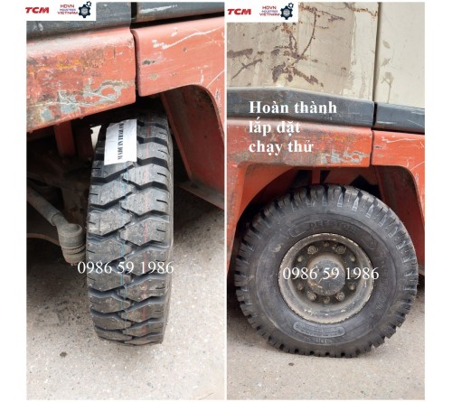 Lốp Deestone 5.00-8 - Lốp Hơi 500-8 - Lốp Hơi Xe Nâng 1.5 Tấn - Hãng Deestone Thái Lan