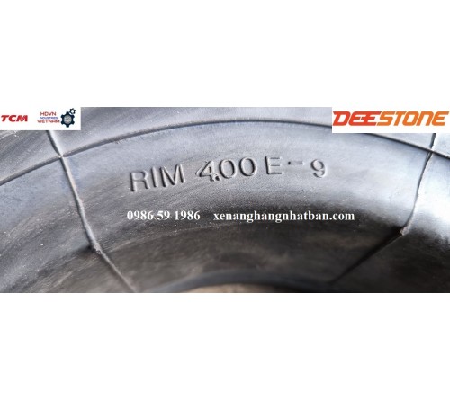 Lốp đặc Deestone 6.00-9/4.00 - Lốp xe nâng 2 tấn 2.5 tấn
