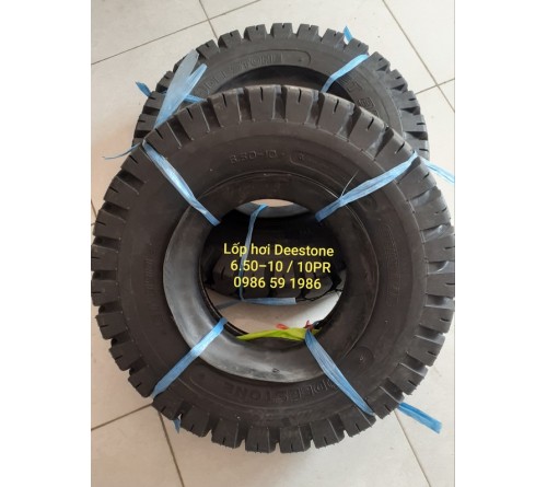 Lốp Deestone 6.50-10 - Lốp hơi 6.50-10 - Lốp hơi xe nâng 3 tấn - Hãng Deestone Thái Lan