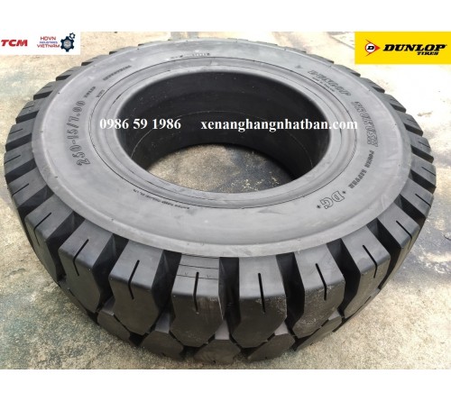 Lốp đặc 250-15 Dunlop - Thái Lan