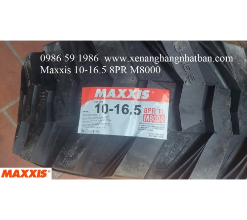 Lốp 10-16.5 Maxxis M8000 8PR