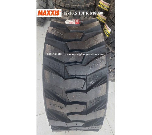 Lốp 12-16.5 Maxxis M8000 10PR