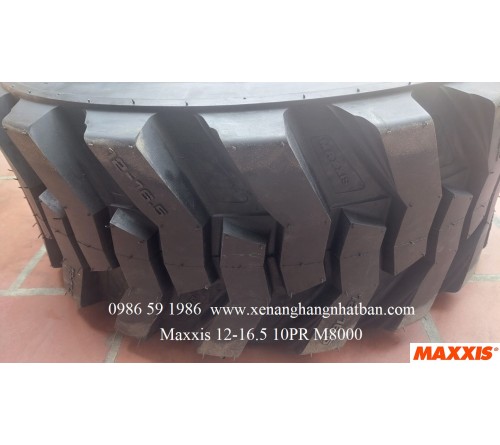Lốp 12-16.5 Maxxis M8000 10PR