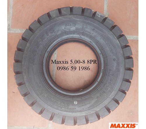 Lốp hơi 500-8 Maxxis - Lốp hơi xe nâng 5.00-8 Maxxis