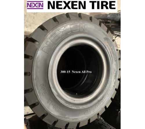 Lốp đặc 300-15 Nexen All Pro - Lốp xe nâng 5 tấn