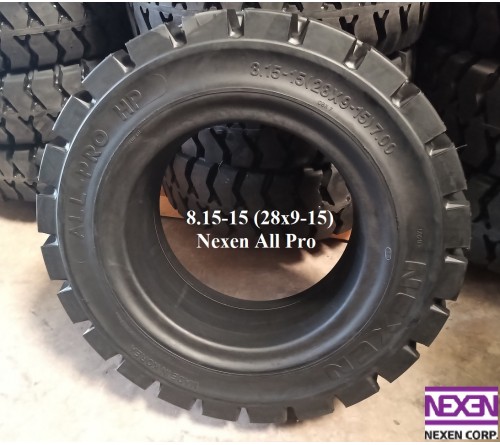Lốp đặc 815-15 (28x9-15) Nexen All Pro - Lốp xe nâng 3 tấn