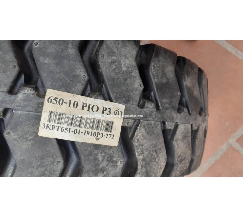 Lốp đặc 6.50-10 PiO Thái Lan 