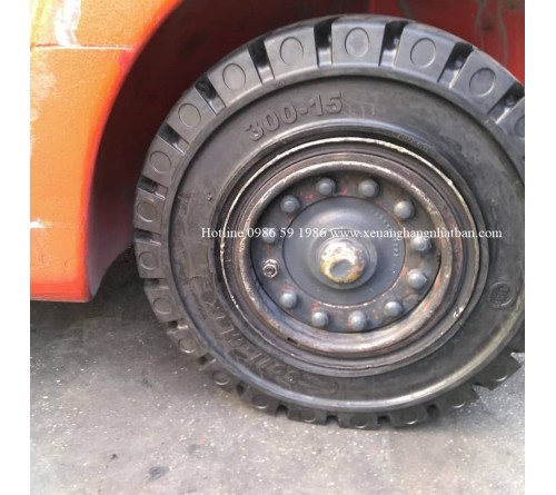 Lốp đặc 300-15 Soli Max - Sản xuất tại Sri Lanka - Mới 100%