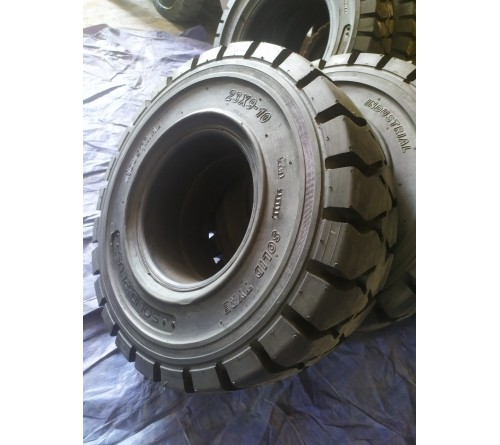 Lốp đặc 23x9-10 Solid Plus Solitech Thái Lan - Lốp xe nâng điện giá rẻ
