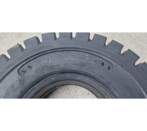 Lốp đặc 5.00-8 Solid Plus Thái Lan - Lốp xe nâng 1.5 tấn, 1.8 tấn
