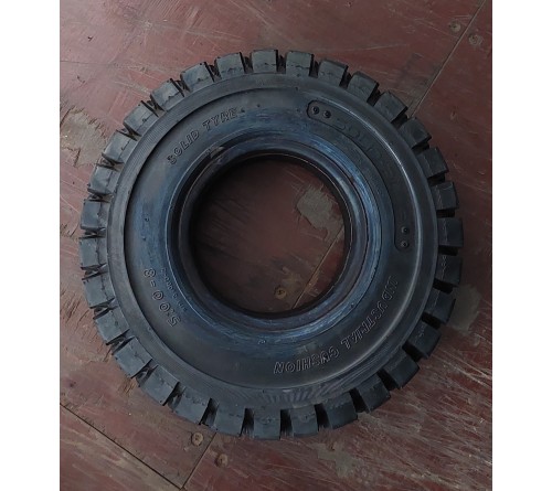 Lốp đặc 5.00-8 Solid Plus Thái Lan - Lốp xe nâng 1.5 tấn, 1.8 tấn