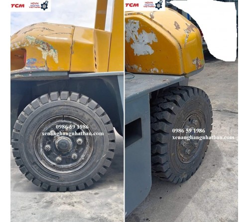 Lốp đặc 8.25-15 Solid Plus Solitech Thái Lan - Lốp xe nâng 3.5 tấn, 5 tấn, 6 tấn, 7 tấn