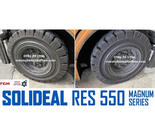 Lốp đặc 7.00-12 Solideal Michelin - RES 550 - Magnum