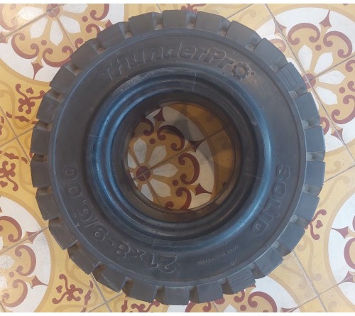 Lốp đặc 21x8-9 Thunder Pro Thái Lan - Lốp xe nâng điện 2 tấn, 2.5 tấn