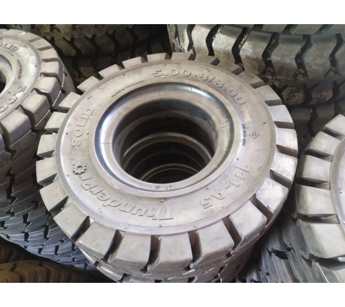 Lốp đặc 5.00-8 Thunder Pro Thái Lan - Lốp xe nâng 1.5 tấn, 1.8 tấn