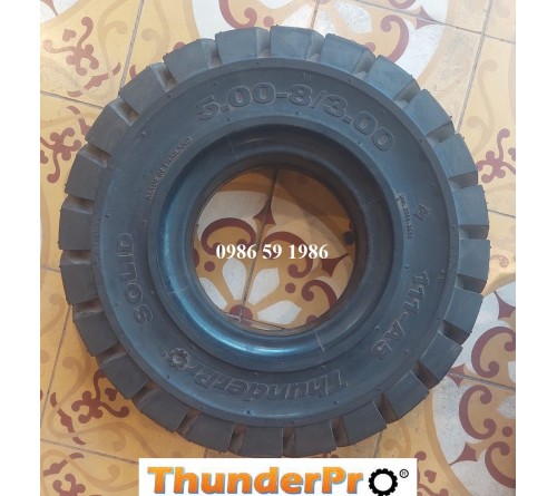 Lốp đặc 6.00-9 Thunder Pro Thái Lan - Lốp xe nâng 2 tấn, 2.5 tấn