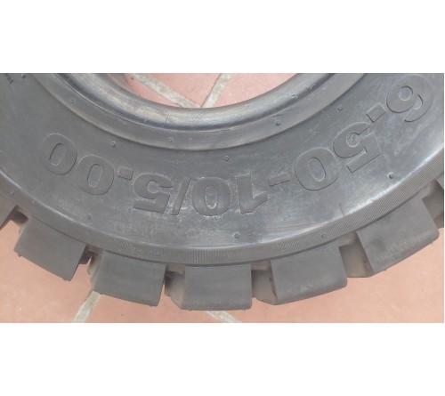 Lốp đặc 6.50-10 Thunder Pro Thái Lan - Lốp xe nâng 3 tấn, 3.5 tấn