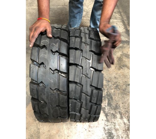 Lốp đặc 7.00-12 Thunder Pro Thái Lan - Lốp xe nâng 2.5 tấn, 5 tấn