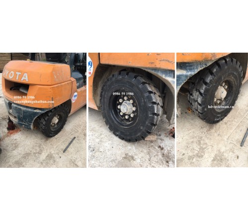 Lốp đặc 7.00-12 Thunder Pro Thái Lan - Lốp xe nâng 2.5 tấn, 5 tấn
