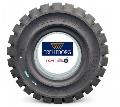 Lốp xe nâng 300-15 Trelleborg XP800 - Sản phẩm chất lượng cao của Yokohama Nhật Bản