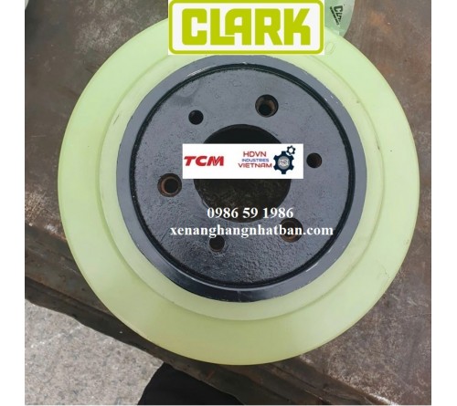 Bánh PU xe nâng điện đứng lái Clark Hàn Quốc CRX10-13-14-15-18-20-25FL 