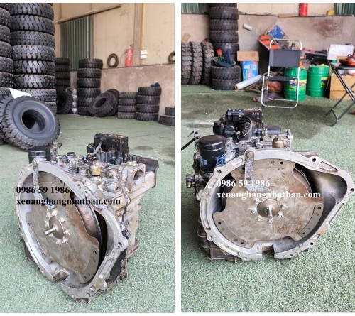 Đại tu hộp số xe nâng 3 tấn Komatsu FD30T-16 tại KCN Cái Lân, Quảng Ninh