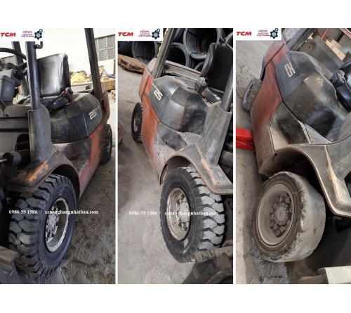 Lốp Đặc 6.00-9 Hãng DUNLOP - Thái Lan