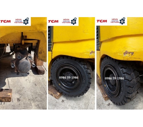 Lốp đặc 16x6-8 Phoenix Thái Lan