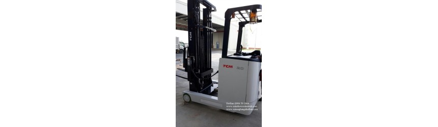 Bàn giao xe nâng điện đứng lái 2 tấn, mới 100%, TCM Nhật Bản 2018