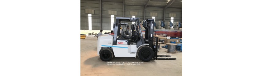 Bàn giao xe nâng 4.5 tấn và 5 tấn tại Vĩnh Phúc - T4/2018