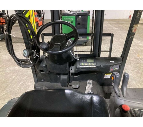 Xe nâng điện 1.5 tấn 4 mét ngồi lái Komatsu FB15-12 bình điện VSFL402 đời 2016