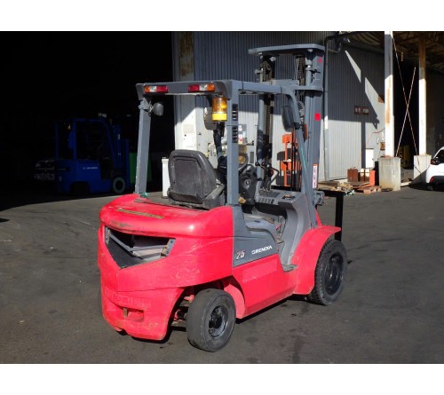 Xe nâng cũ 2.5 tấn 4 mét dịch giá Mitsubishi FD25T 2012. Nhập Nhật, đã qua sử dụng