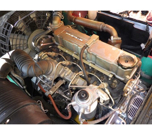 Xe nâng cũ 2.5 tấn 4 mét dịch giá Mitsubishi FD25T 2012. Nhập Nhật, đã qua sử dụng