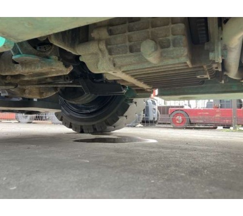 Xe nâng dầu 3.5 tấn 3 mét dịch giá Mitsubishi đã qua sử dụng, model FD35AT-F14E, máy S4S, đời cao 2010