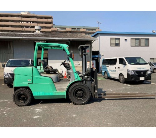 Xe nâng cũ 4 tấn Mitsubishi FD40NT F19D dịch giá động cơ S6S, sản xuất năm 2014 tại Nhật Bản