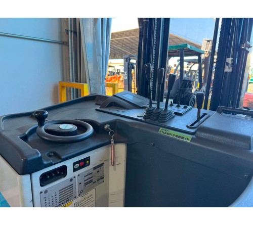 Xe nâng điện đứng lái 1.8 tấn TCM Unicarriers FRHB18-8A, bình điện VSFL280 Hitachi, đã qua sử dụng, sản xuất tại Nhật Bản 09/2015