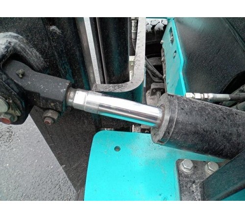 Xe nâng điện 2.5 tấn 4 mét dịch giá Sumitomo 51FB25PXIII, đã qua sử dụng, bình điện GS Yuasa VGI565, sản xuất tại Nhật Bản năm 2020