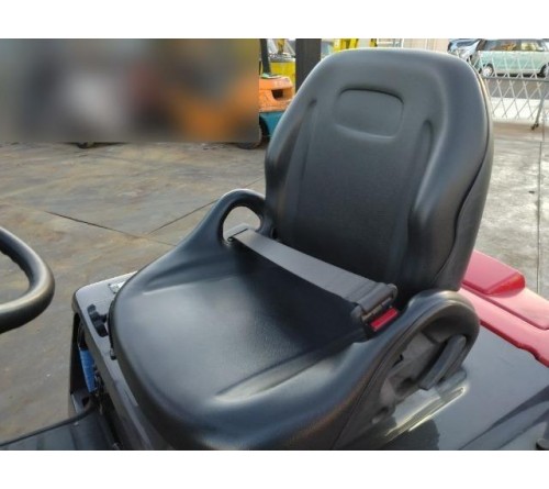 Xe nâng điện 2 tấn Nichiyu FB20PN chui công dịch giá, bình điện Hitachi 3YP-DX450M-13AB. Sản xuất tại Nhật Bản 2018          