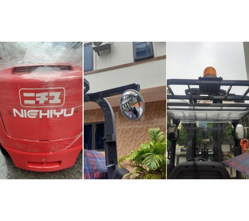 Xe nâng điện ngồi lái 2.5 tấn 6.5 mét Nichiyu FB25PN