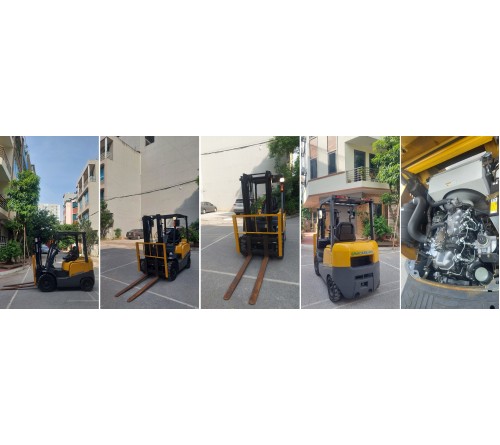 Xe nâng 1.5 tấn đời cao - TCM Unicarriers FHD15T3Z VM300 Side Shift FL107