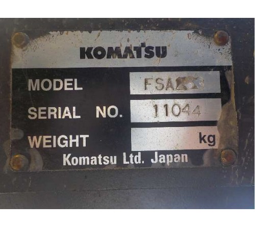Xe Nâng Cũ Komatsu 2.5 tấn FD25T-17 - 2013/9 - 705h