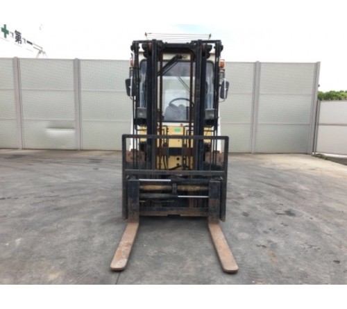 Xe nâng 2 tấn 3 mét dịch càng giá rẻ - Hãng TCM - Nhập Nhật T7 2019