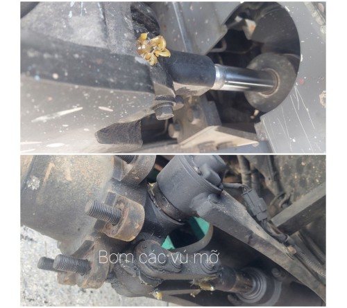 Bảo dưỡng bảo trì xe nâng dầu 2.5 tấn TCM FD25T4 động cơ Kubota V2403